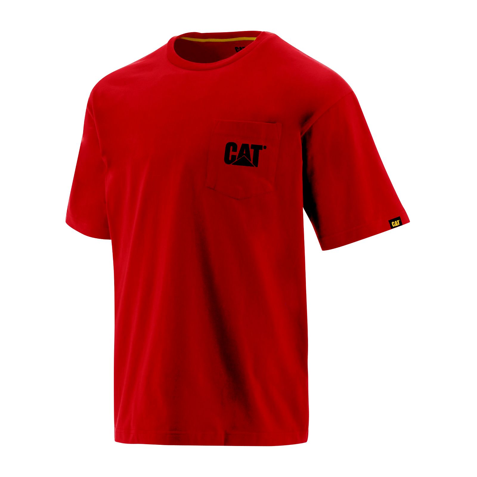 Caterpillar Men's Trademark Pocket T-Shirts Red CAT-46921